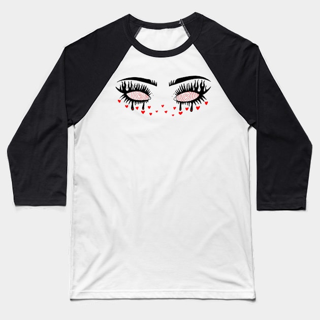 Hypnotized in Love Baseball T-Shirt by Kyko619